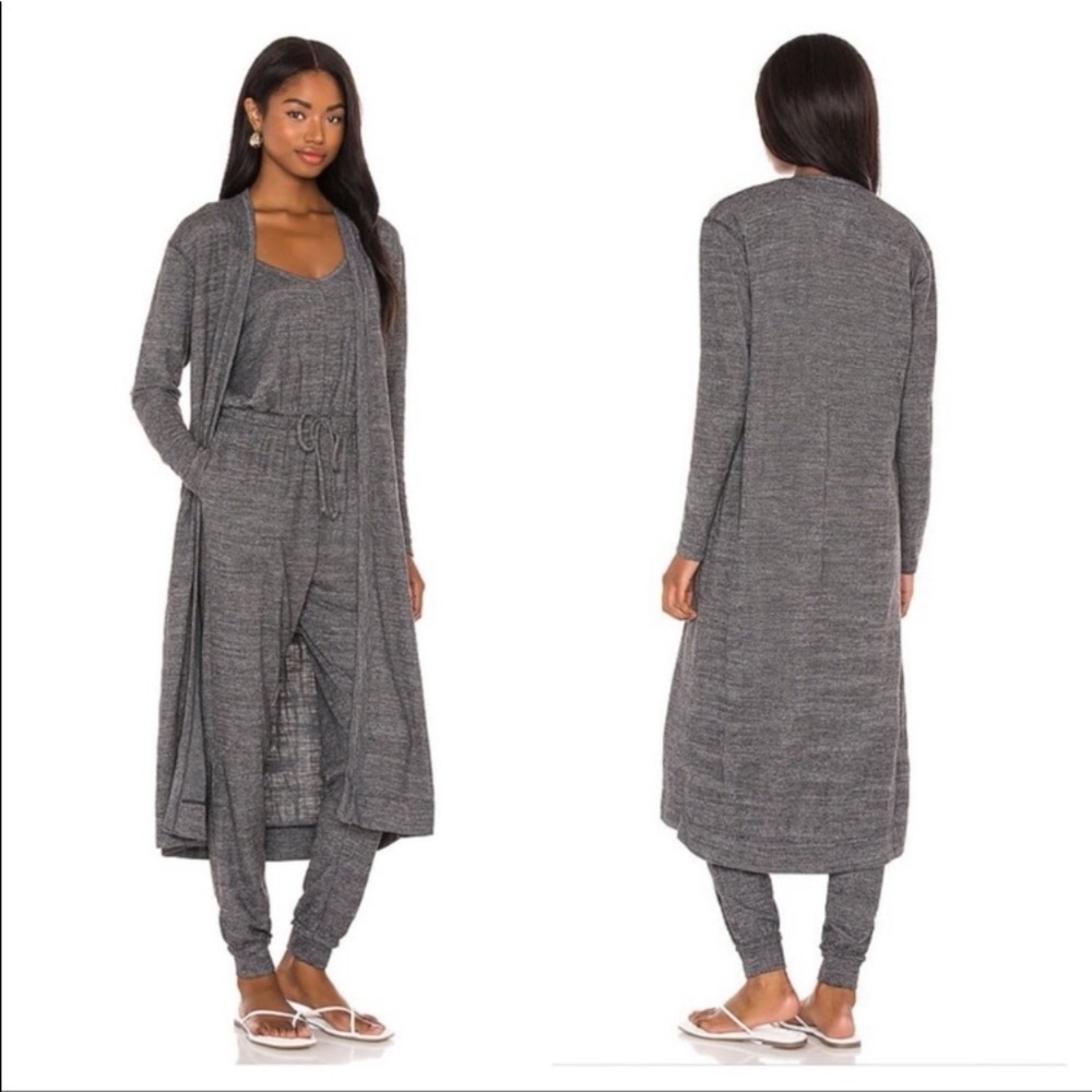 NWT Free People Beach Bicoastal Set In Dark Grey XS, Small, Medium, or Large